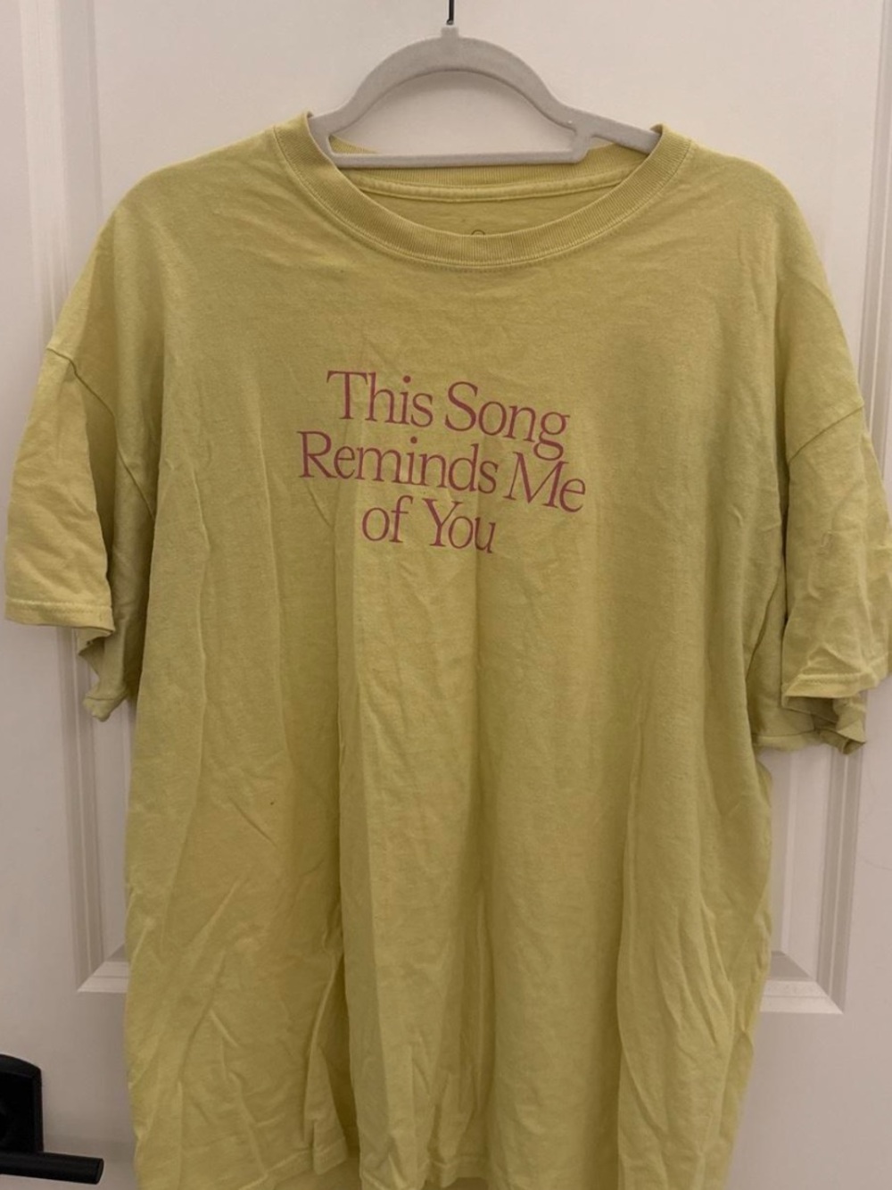 Lonely Ghost Yellow - "This Song Reminds Me of You" Tee